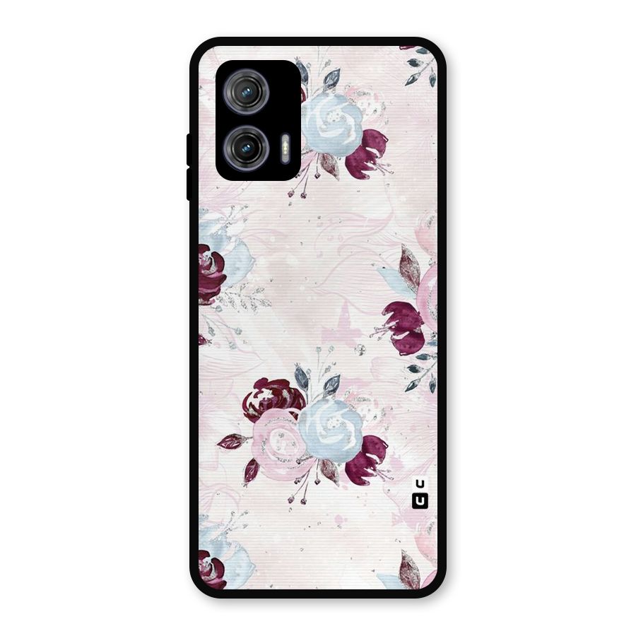 Artsy Florasy Metal Back Case for Moto G73