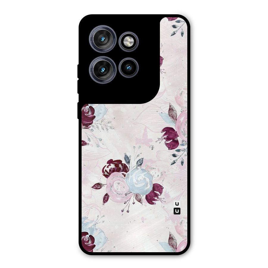 Artsy Florasy Metal Back Case for Motorola Edge 50 Neo