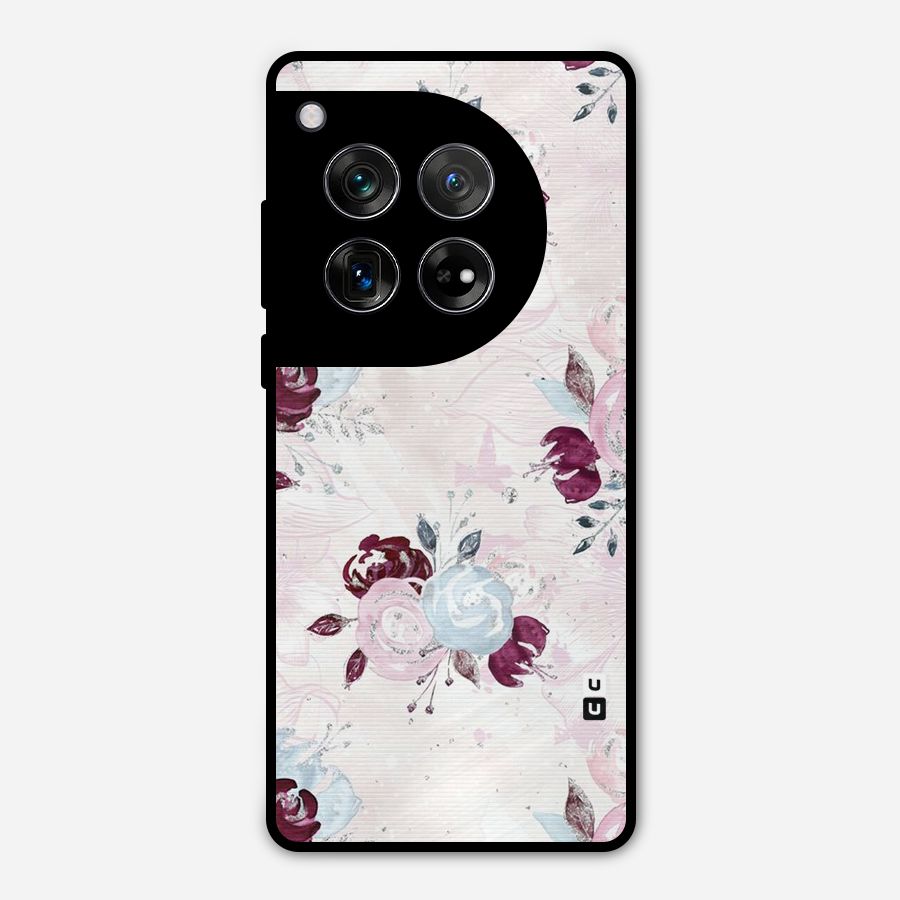 Artsy Florasy Metal Back Case for OnePlus 12