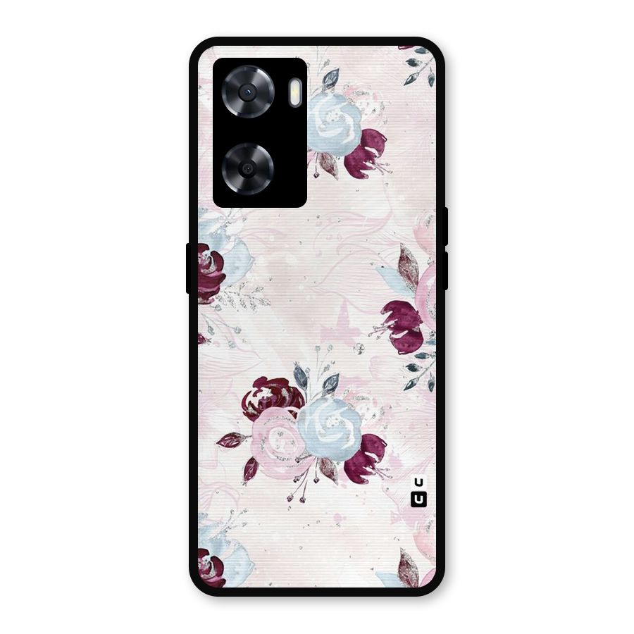 Artsy Florasy Metal Back Case for OnePlus Nord N20 SE
