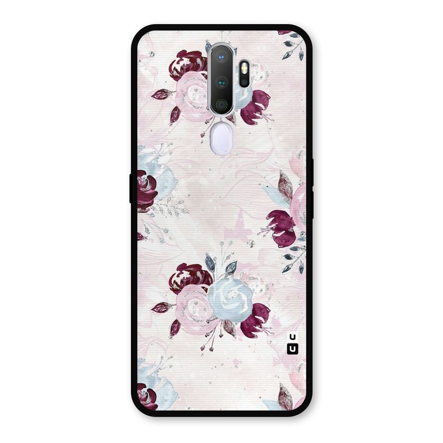 Artsy Florasy Metal Back Case for Oppo A5 (2020)