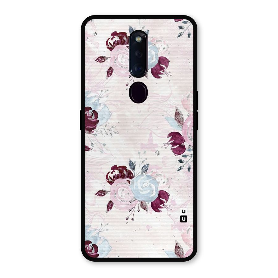 Artsy Florasy Metal Back Case for Oppo F11 Pro