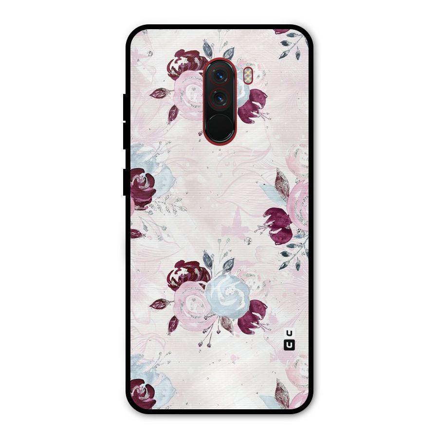 Artsy Florasy Metal Back Case for Poco F1