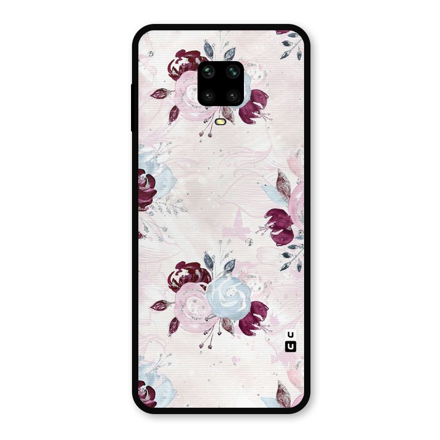 Artsy Florasy Metal Back Case for Poco M2 Pro