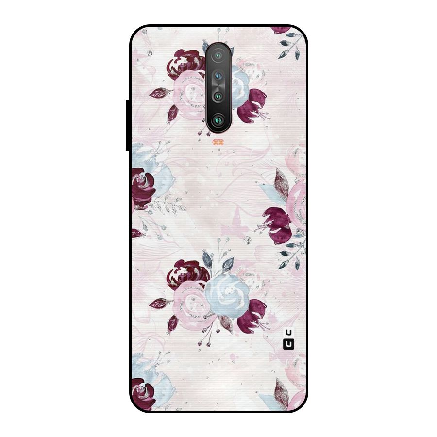 Artsy Florasy Metal Back Case for Poco X2