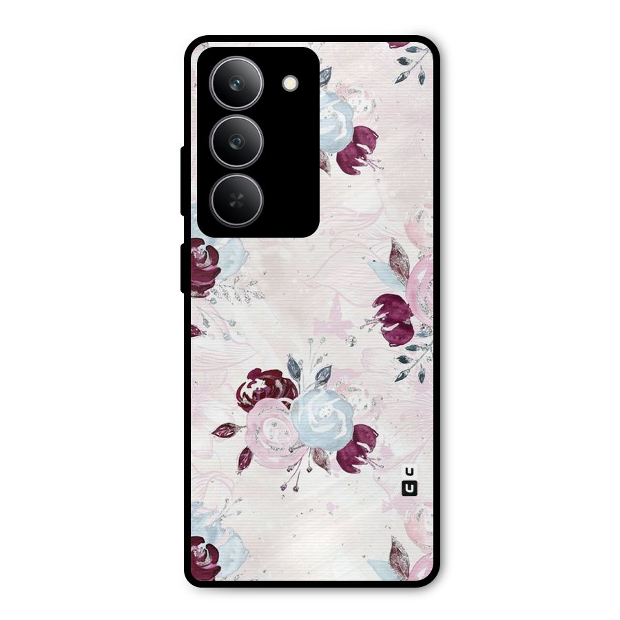 Artsy Florasy Metal Back Case for Realme 14x