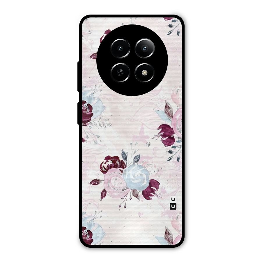 Artsy Florasy Metal Back Case for Realme Narzo 70x 5G