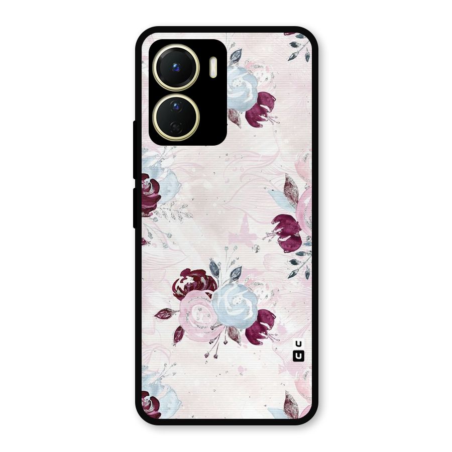 Artsy Florasy Metal Back Case for Vivo T2x