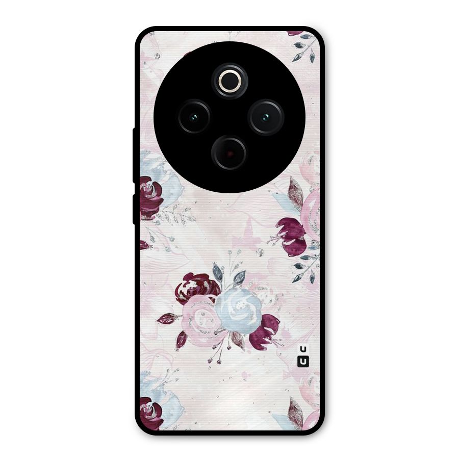 Artsy Florasy Metal Back Case for Vivo T4