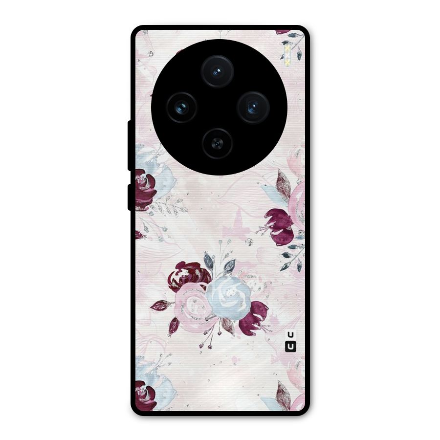Artsy Florasy Metal Back Case for Vivo X100
