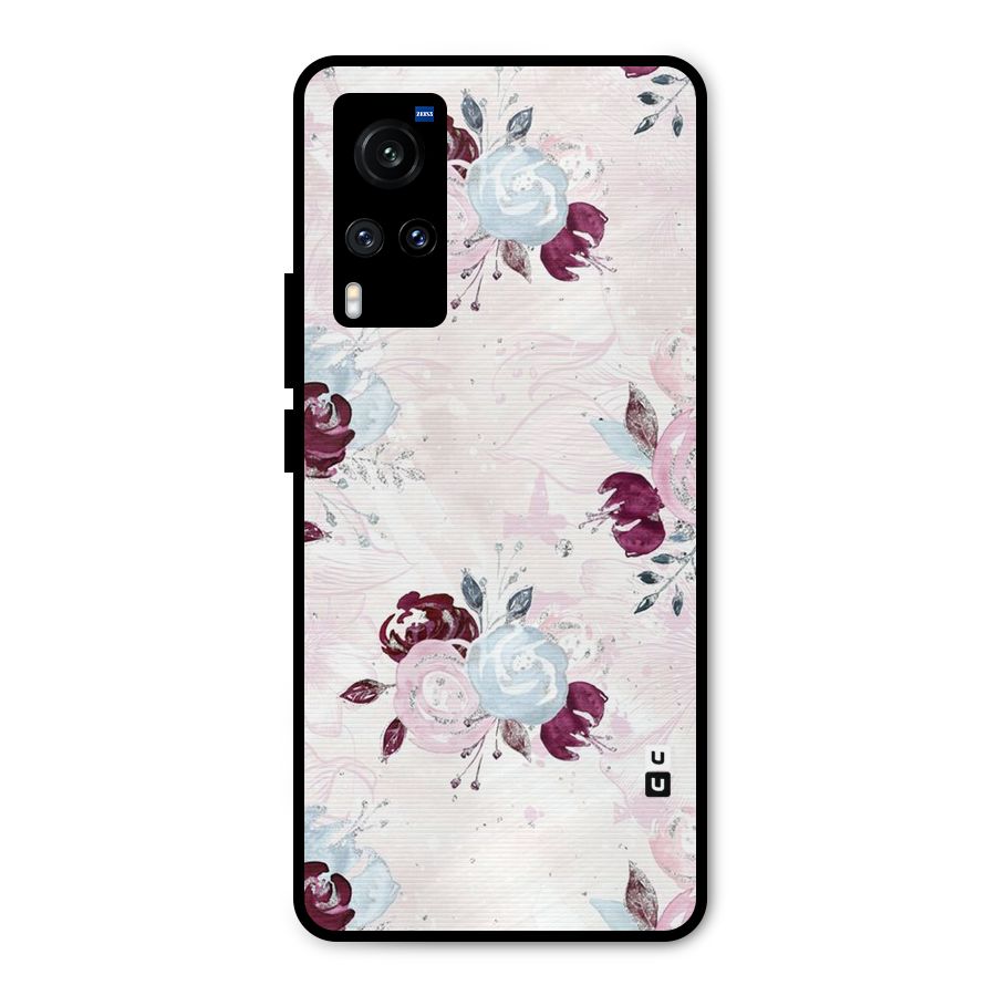 Artsy Florasy Metal Back Case for Vivo X60