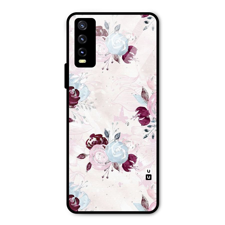 Artsy Florasy Metal Back Case for Vivo Y20g