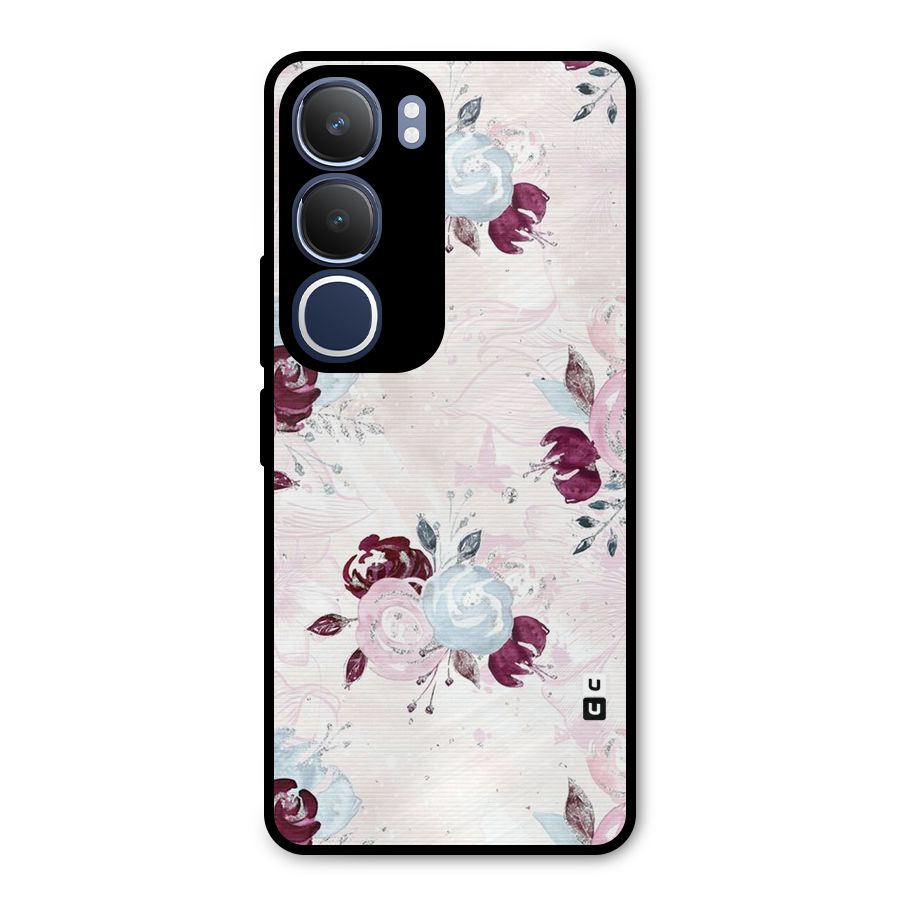 Artsy Florasy Metal Back Case for Vivo Y29