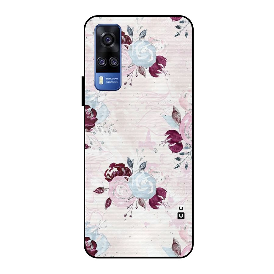 Artsy Florasy Metal Back Case for Vivo Y51