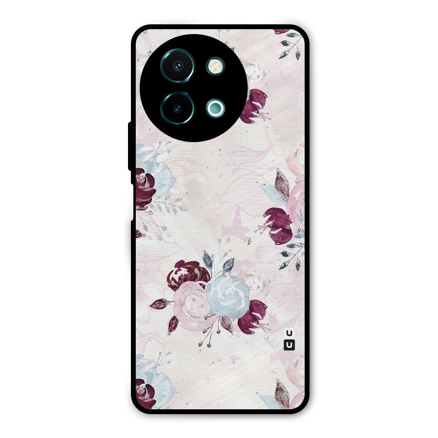 Artsy Florasy Metal Back Case for Vivo Y58