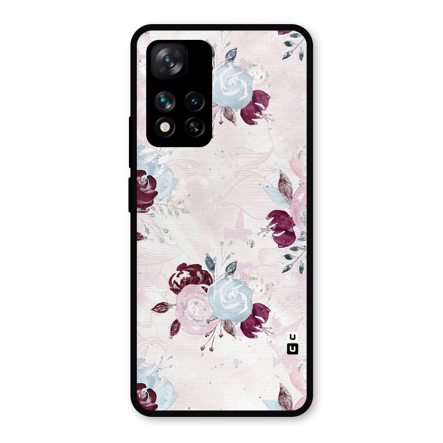 Artsy Florasy Metal Back Case for Xiaomi 11i Hypercharge 5G