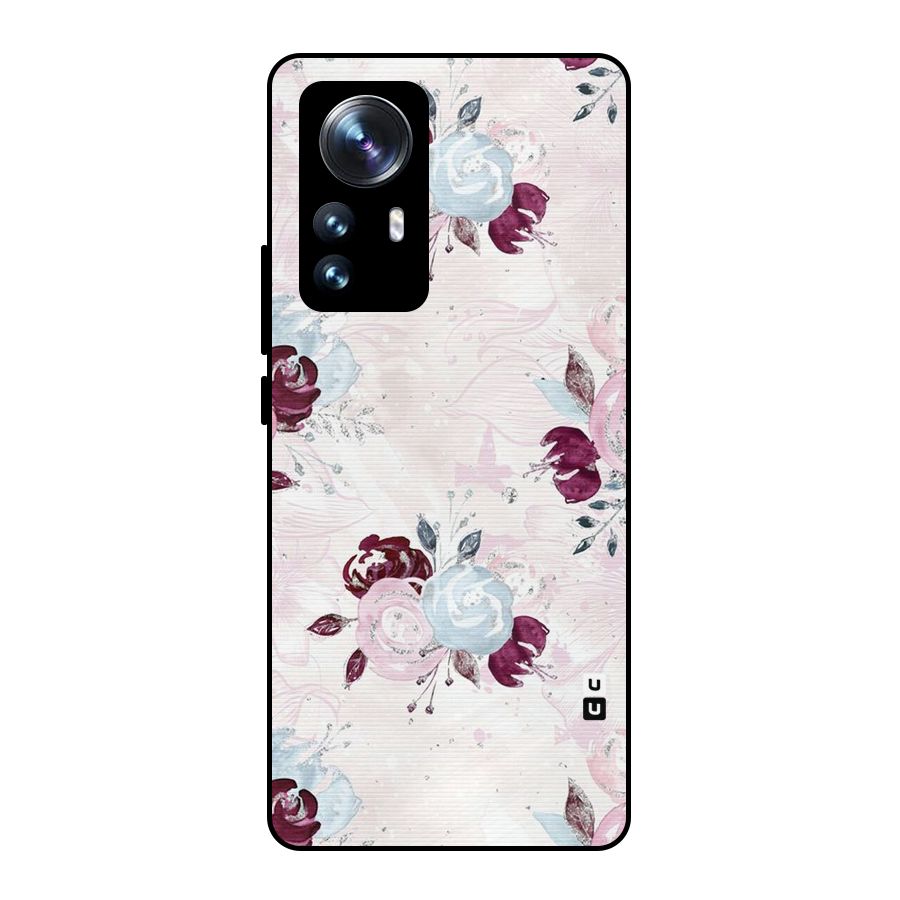 Artsy Florasy Metal Back Case for Xiaomi 12 Pro