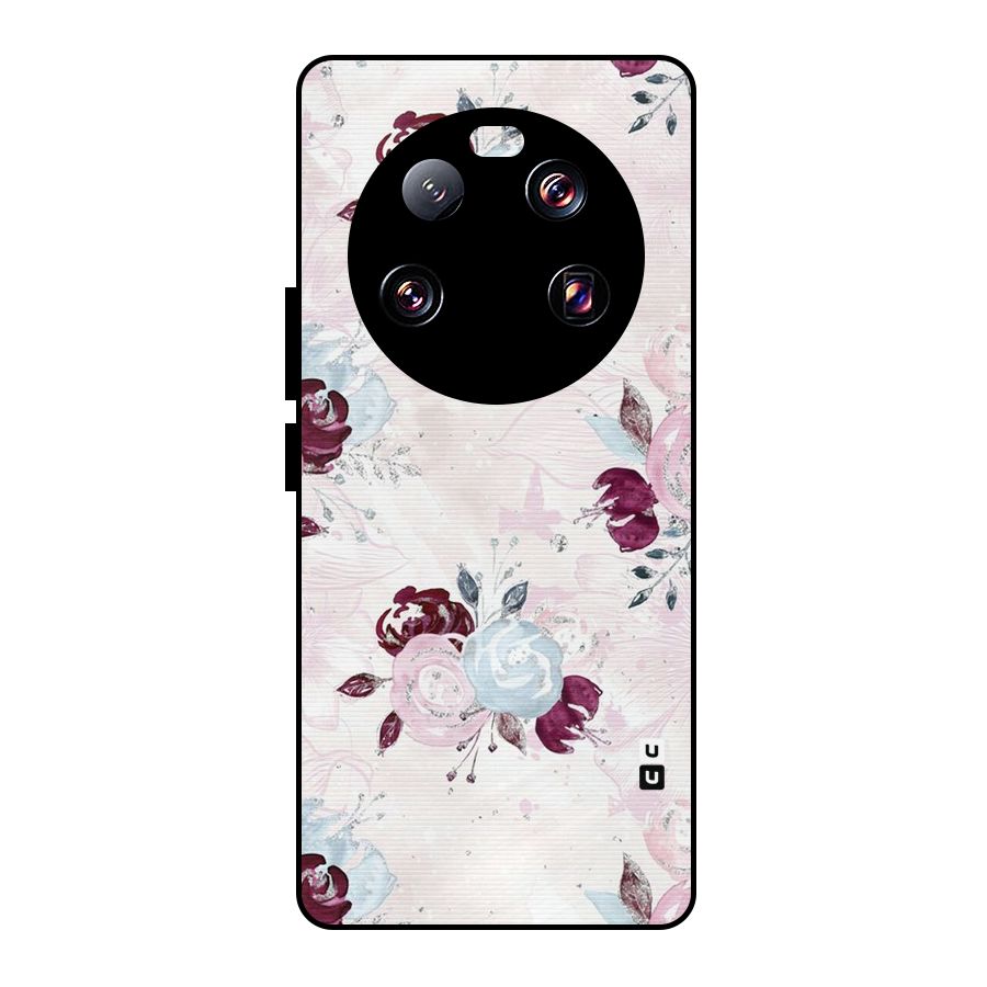 Artsy Florasy Metal Back Case for Xiaomi 13 Ultra