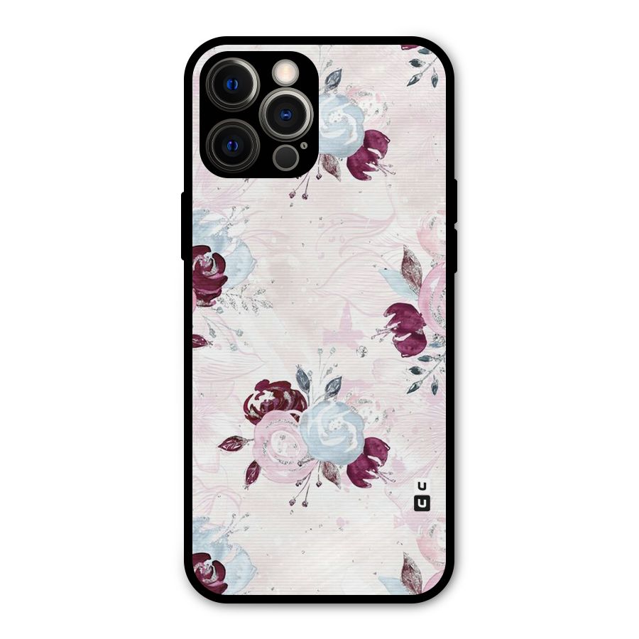 Artsy Florasy Metal Back Case for iPhone 12 Pro Max