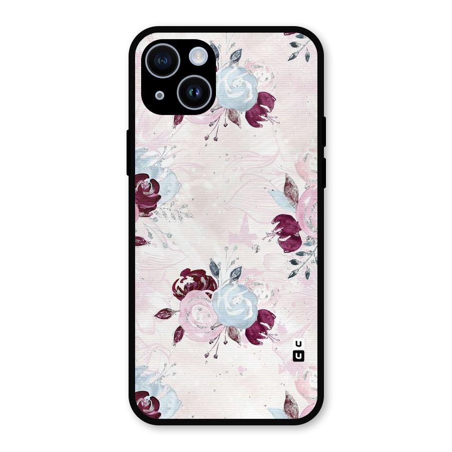 Artsy Florasy Metal Back Case for iPhone 14