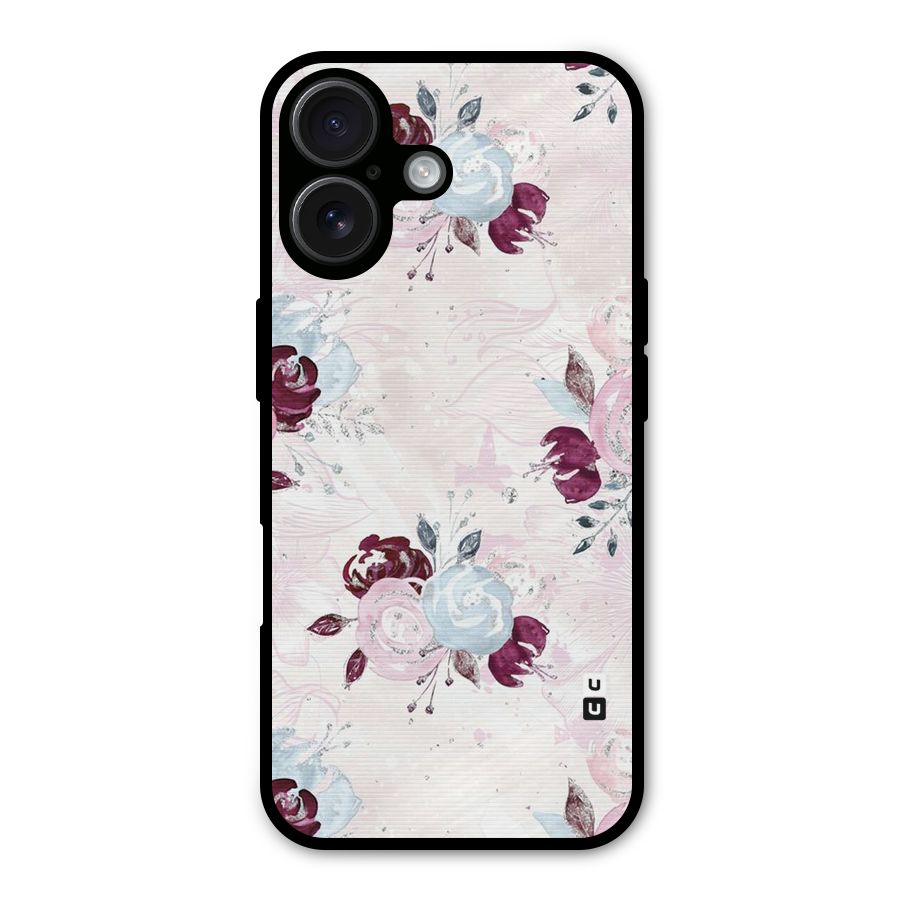 Artsy Florasy Metal Back Case for iPhone 16