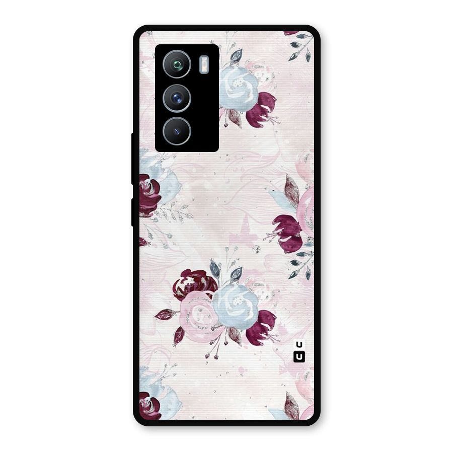 Artsy Florasy Metal Back Case for iQOO 9 SE