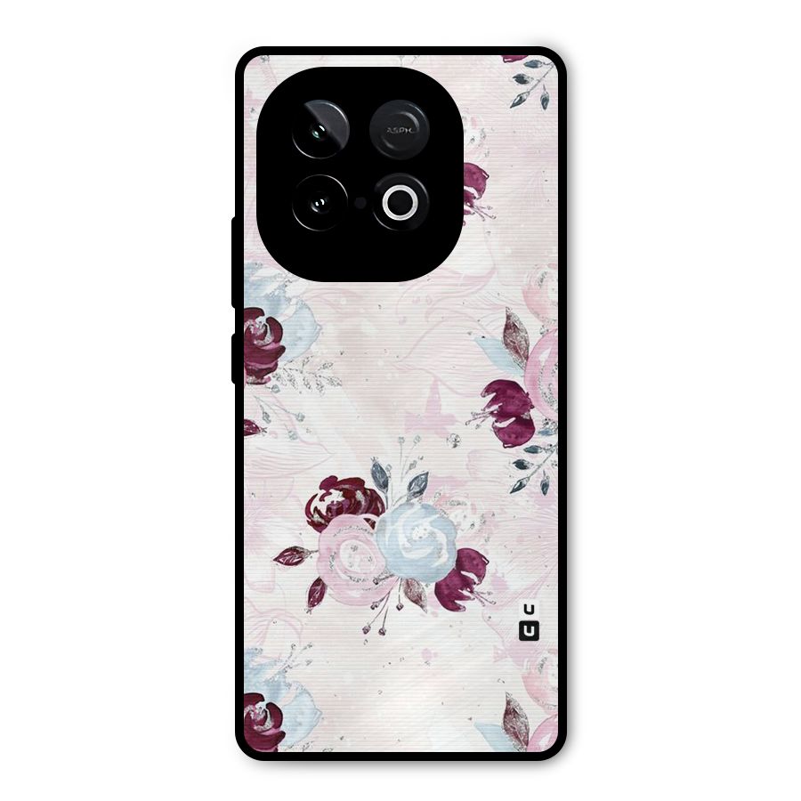 Artsy Florasy Metal Back Case for iQOO Neo 10