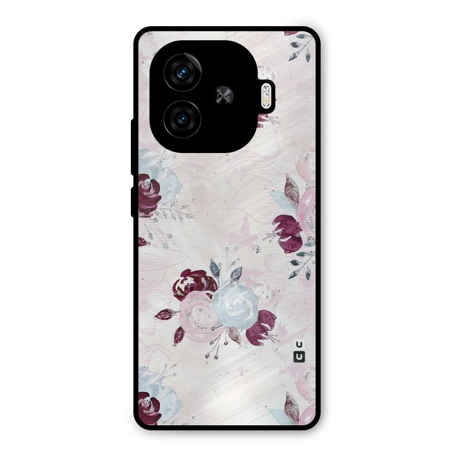 Artsy Florasy Metal Back Case for iQOO Neo 10R