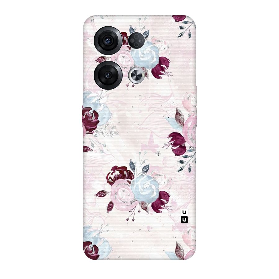 Artsy Florasy Original Polycarbonate Back Case for Oppo Reno8 Pro 5G