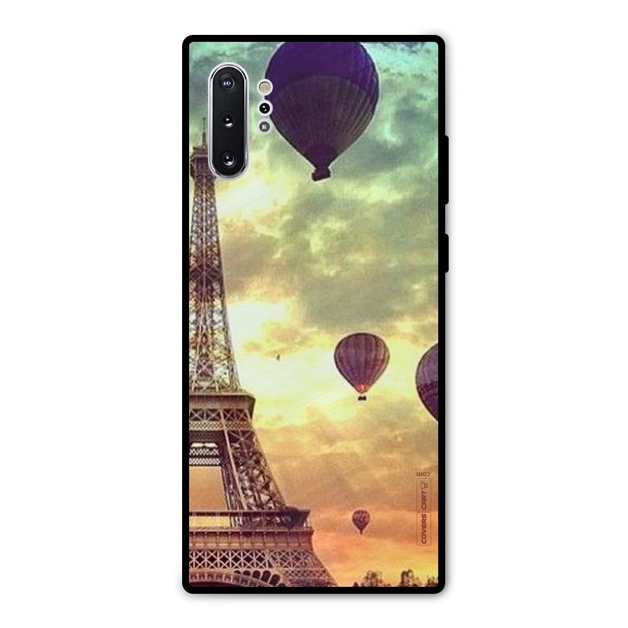 Artsy Hot Balloon And Tower Metal Back Case for Galaxy Note 10 Plus