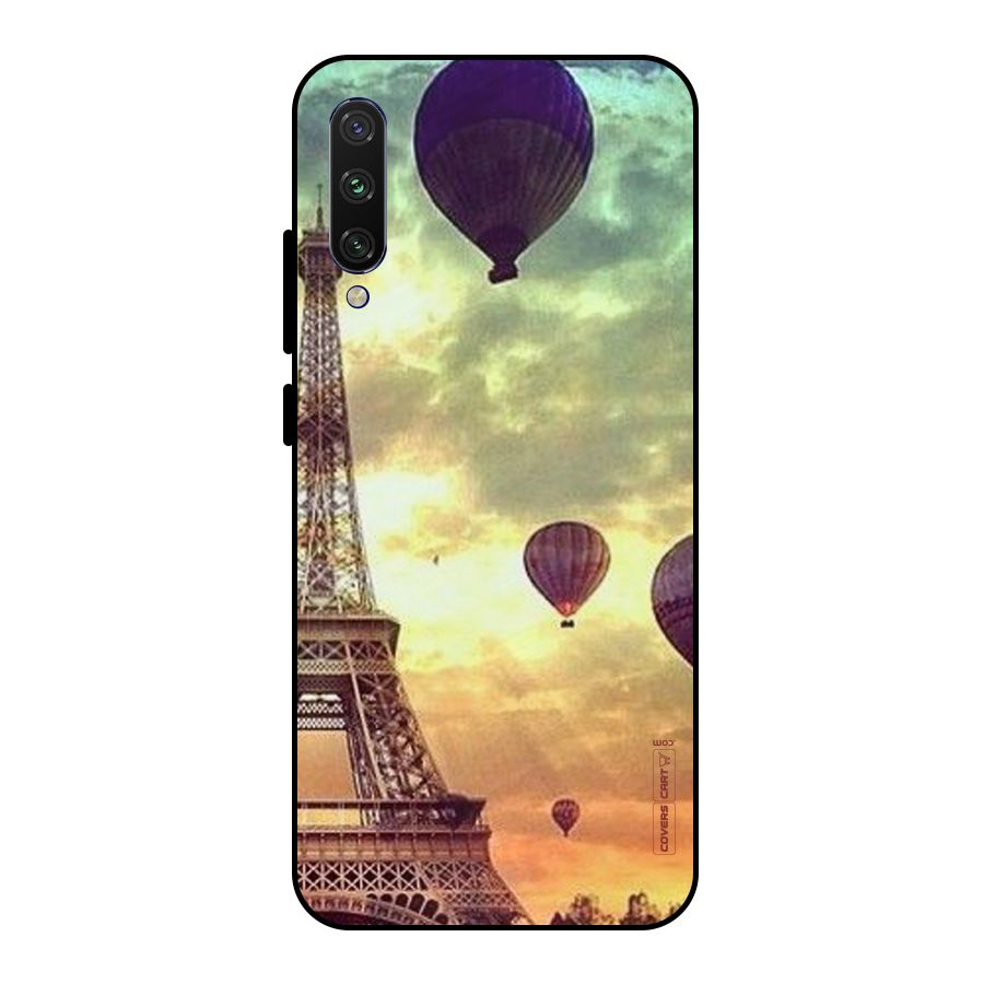 Artsy Hot Balloon And Tower Metal Back Case for Mi A3