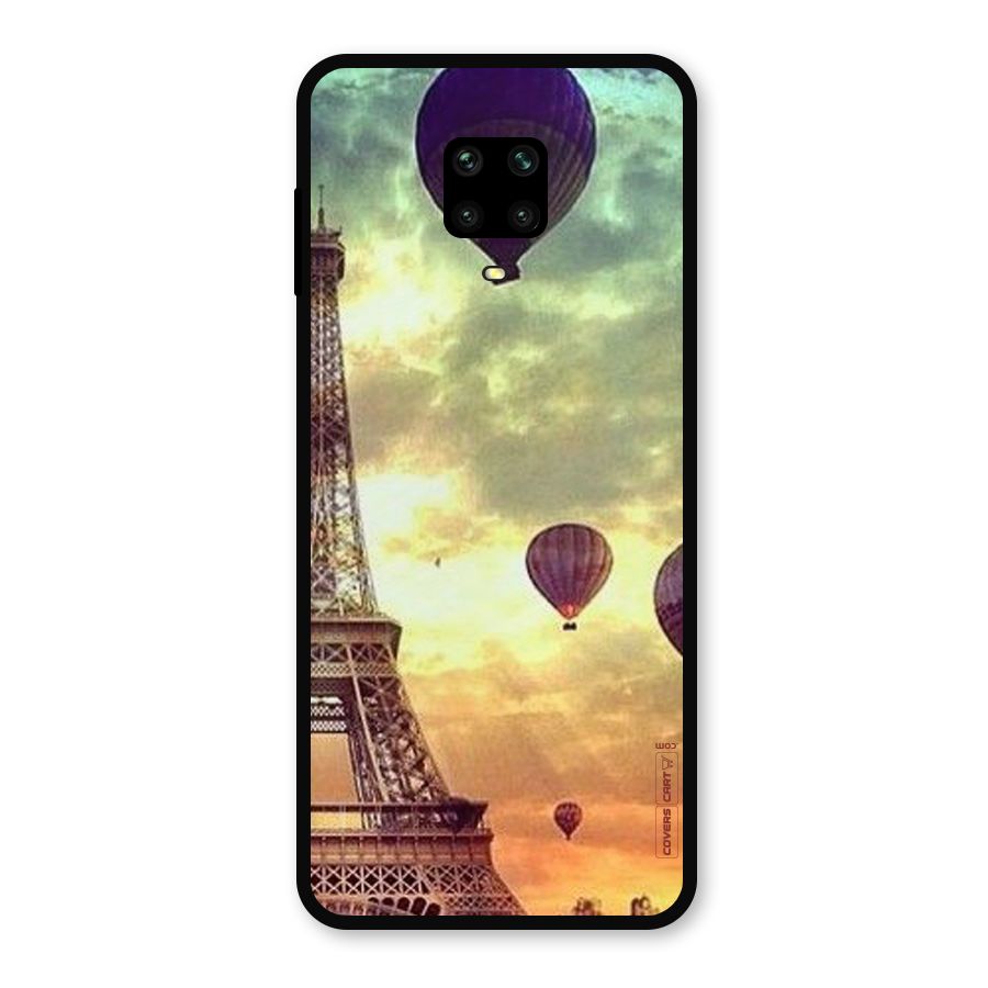Artsy Hot Balloon And Tower Metal Back Case for Redmi Note 9 Pro Max