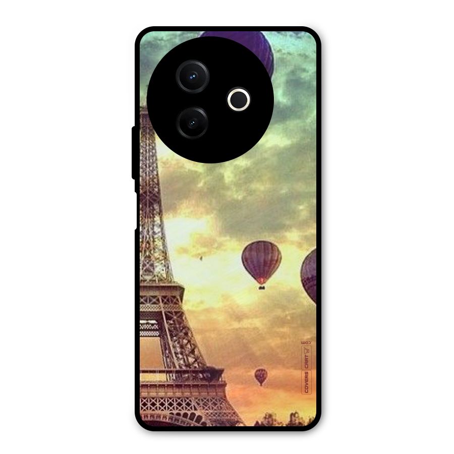 Artsy Hot Balloon And Tower Metal Back Case for Vivo Y39