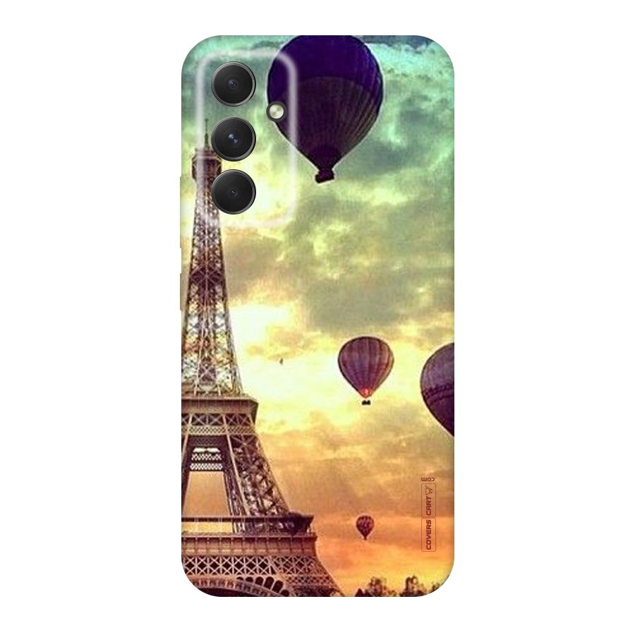 Artsy Hot Balloon And Tower Original Polycarbonate Back Case for Galaxy A54