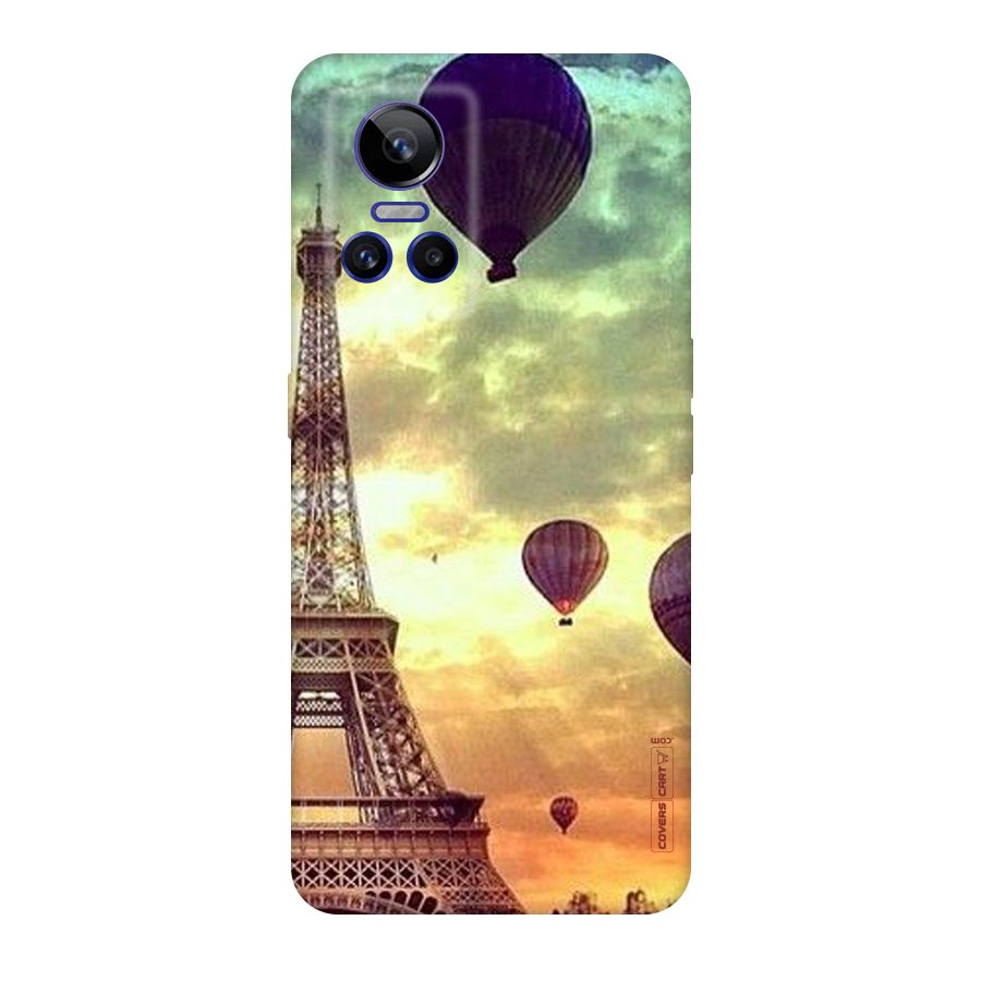 Artsy Hot Balloon And Tower Original Polycarbonate Back Case for Realme GT Neo 3
