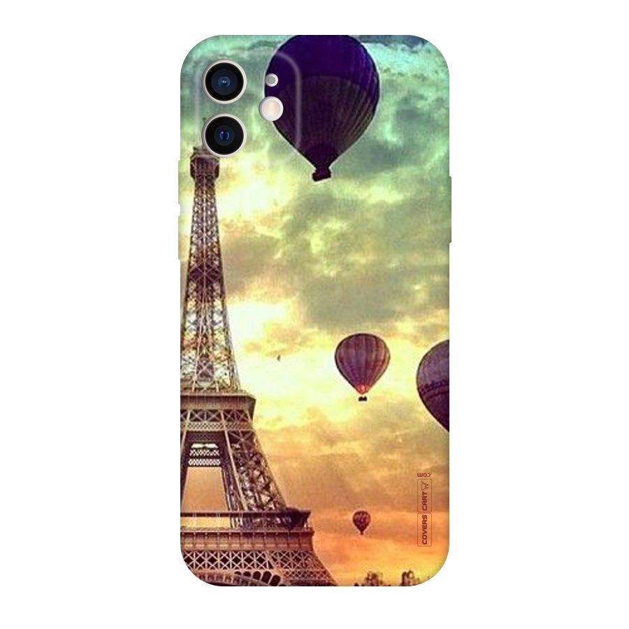Artsy Hot Balloon And Tower Original Polycarbonate Back Case for iPhone 12