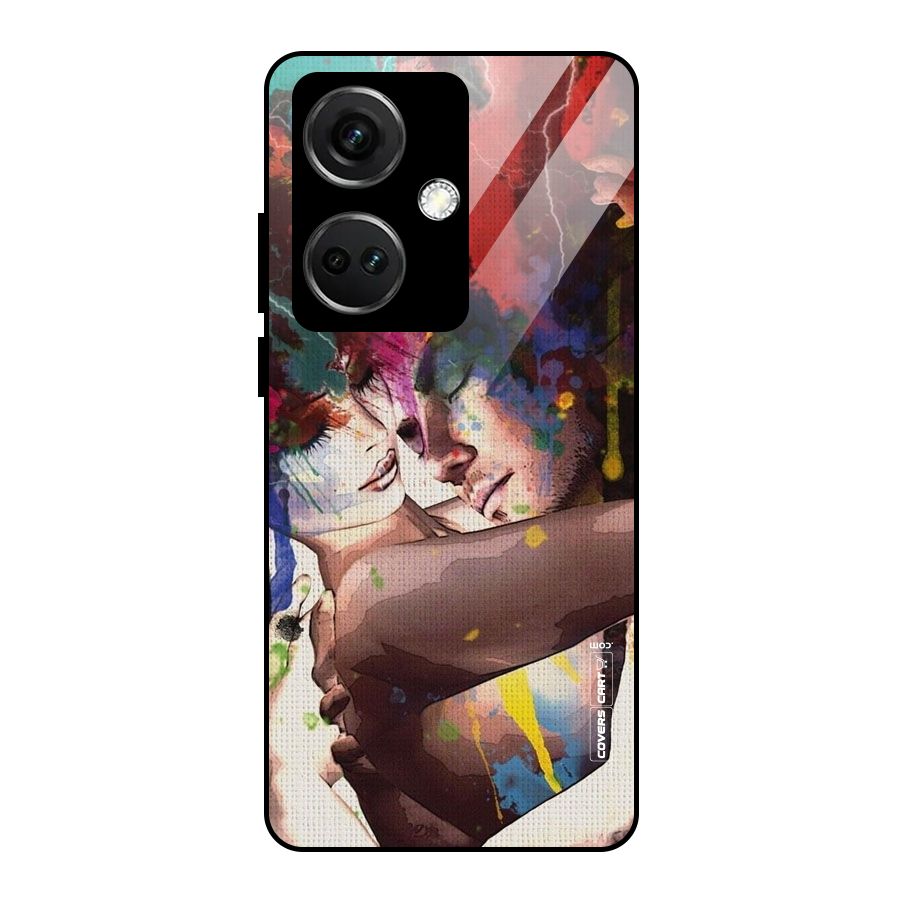 Artsy Romance Glass Back Case for OnePlus Nord CE 3 5G