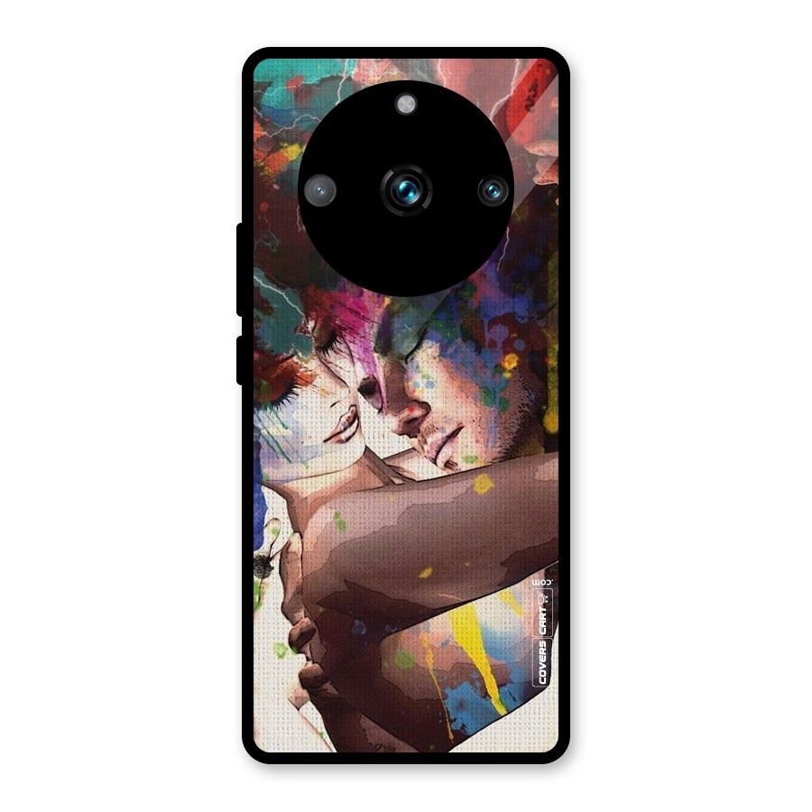 Artsy Romance Glass Back Case for Realme Narzo 60 Pro