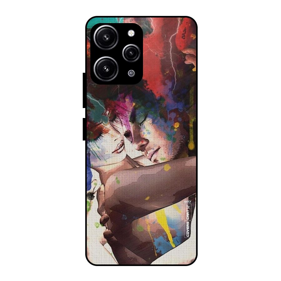 Artsy Romance Glass Back Case for Redmi 12 4G