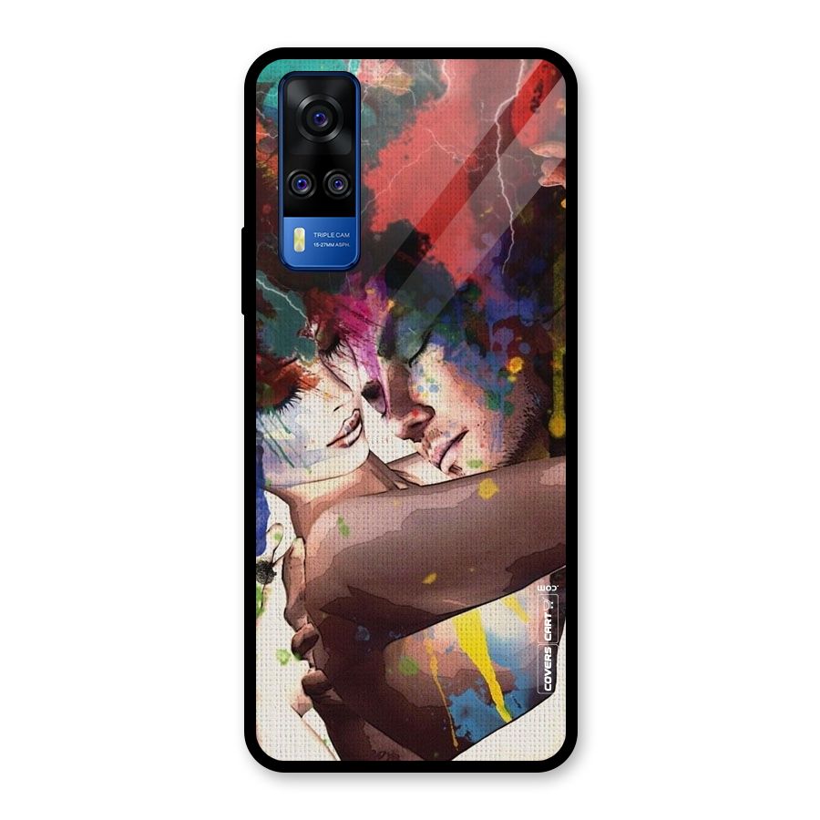 Artsy Romance Glass Back Case for Vivo Y31