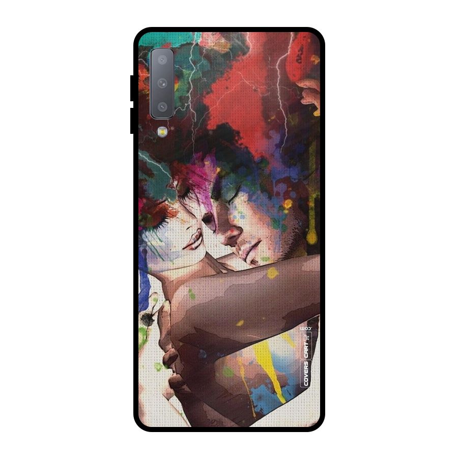 Artsy Romance Metal Back Case for Galaxy A7 (2018)