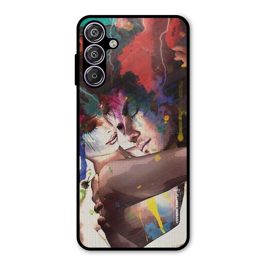 Artsy Romance Metal Back Case for Galaxy M15