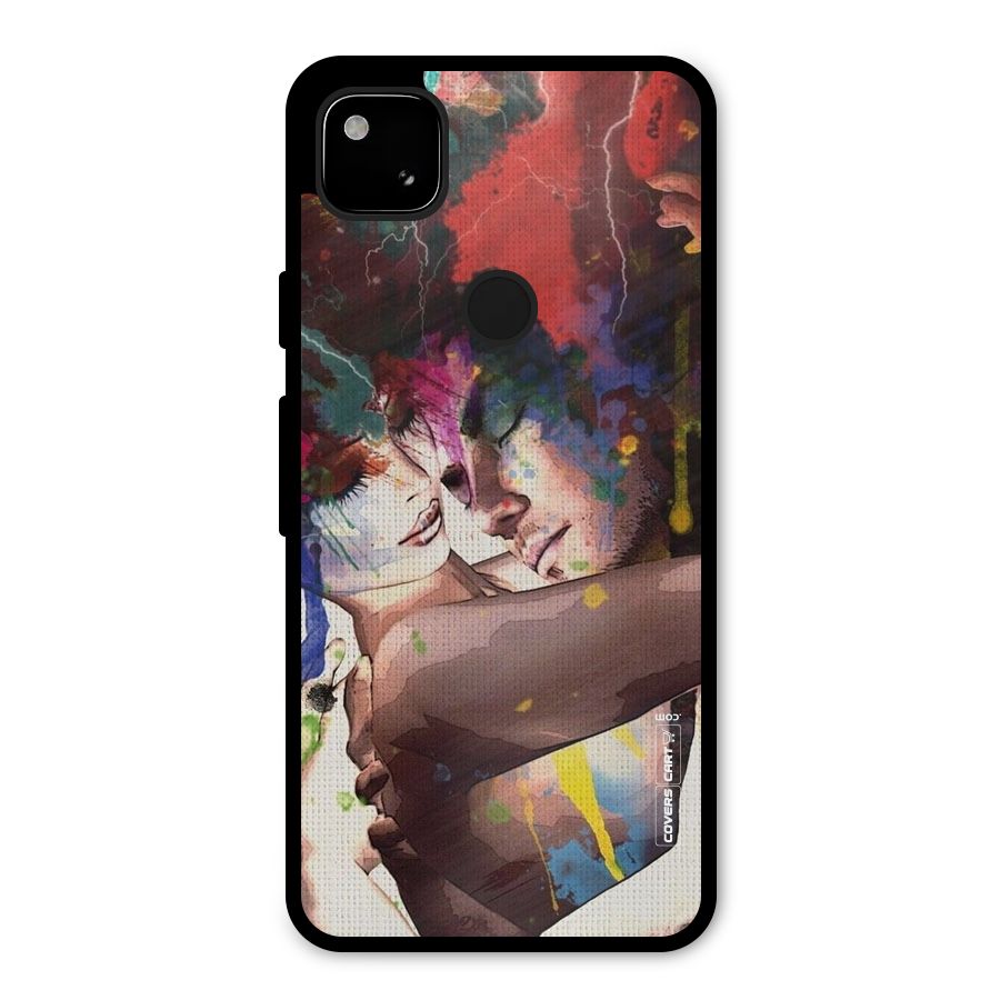 Artsy Romance Metal Back Case for Google Pixel 4a