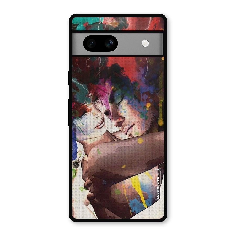 Artsy Romance Metal Back Case for Google Pixel 7a