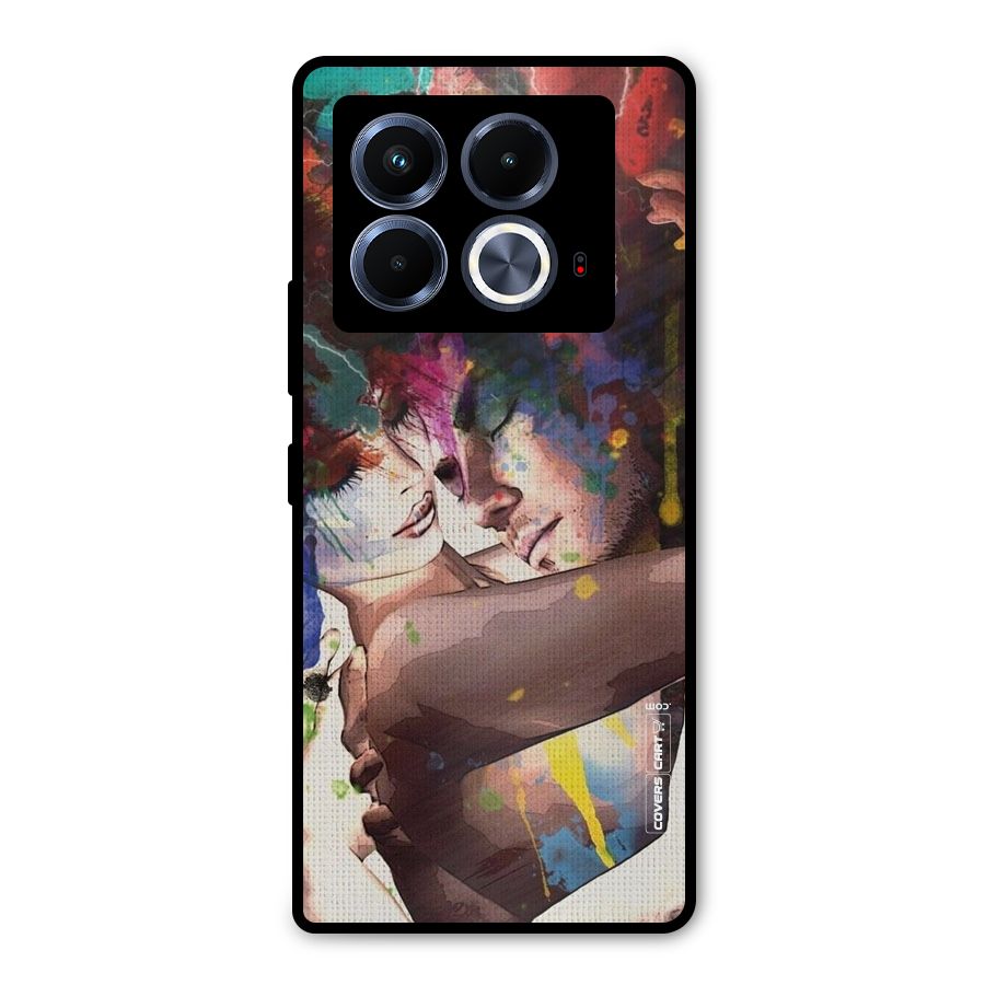 Artsy Romance Metal Back Case for Infinix Note 40 5G