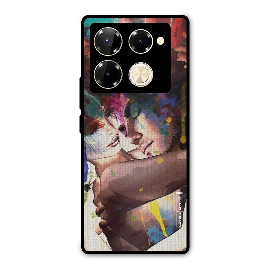Artsy Romance Metal Back Case for Infinix Note 40 Pro