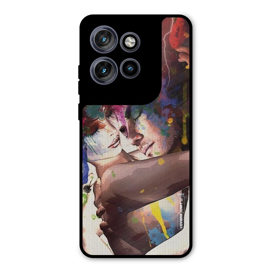 Artsy Romance Metal Back Case for Motorola Edge 50 Neo