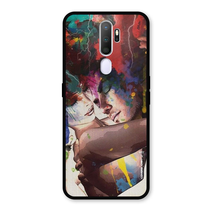 Artsy Romance Metal Back Case for Oppo A9 (2020)