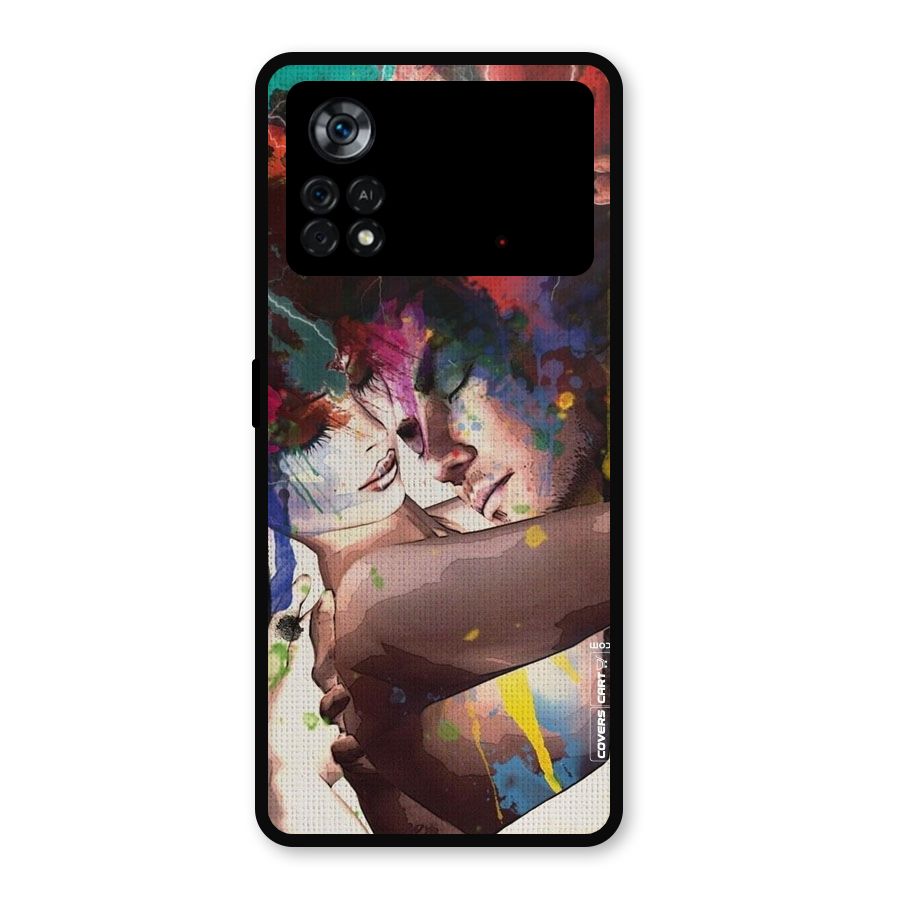 Artsy Romance Metal Back Case for Poco X4 Pro 5G