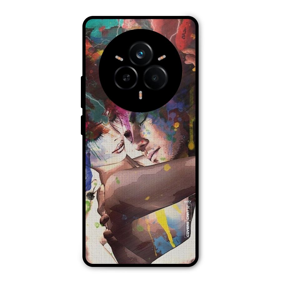 Artsy Romance Metal Back Case for Realme 14 Pro